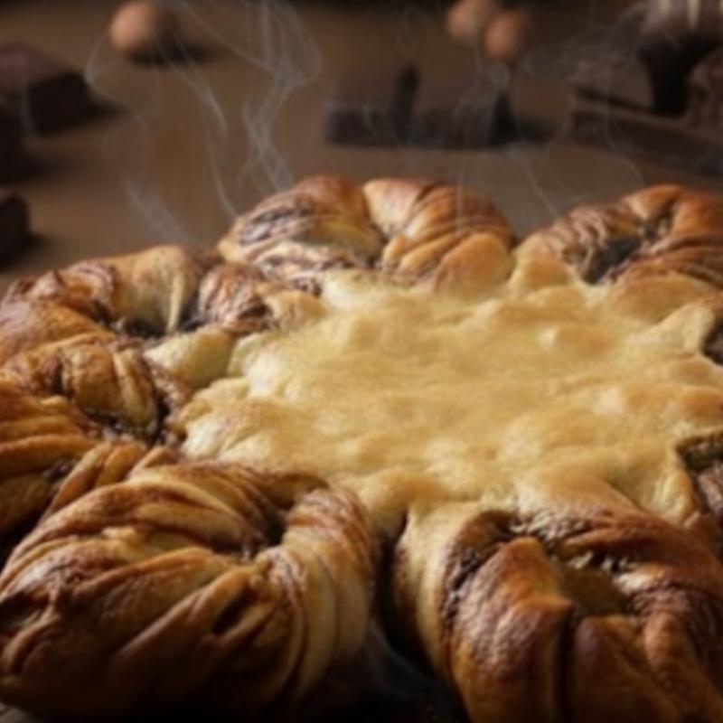 PÃO ESTRELA DE NUTELLA