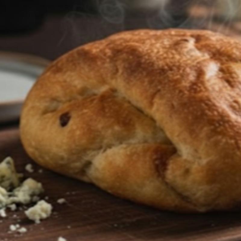 PÃO CEBOLA CARAMELIZADA COM GORGONZOLA